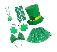 BIGULA Multipurpose Festival Day Costume Set Accessory For Adults With Comfortable Fabric And Multiple Size Option Paddy's Day Dressing Up