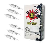 BIGWASP Professional Disposable Cartridge 1014RL Tattoo Needle #10 Bugpin 14 Liner Round (14RL) 20Pcs