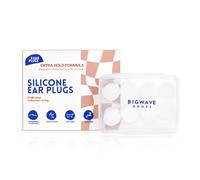 BigWave Drops Silicone Putty Ear Plugs (4 Pairs) - Noise-Cancelling Wax Ear Plugs for Swimming, Travel & Shooting