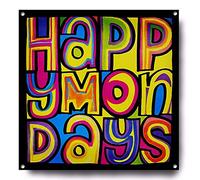 BIGYAK Lotusworld New Sign HAPPY MONDAYS METAL SIGN, MUSIC, POSTER, DECOR, SHAUN RYDER, MADCHESTER 12x12 inchs road sign