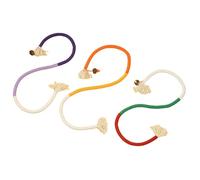 BigyQiu 3PCS Catnip Toy Bite Rope,Chew Sticks for Cats,Teething Chew Toy Rope,Interactive Cat Toy for Indoor Cats,Filled Natural Catnip Cat Chew Teeth Cleaning Stress Release Catnip Cotton Rope Toy
