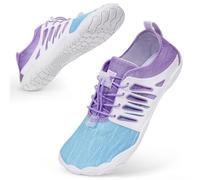 Bigzagger Barefoot Shoes Men Women Summer Barefoot Shoes Quick Drying Water Shoes with Wide Toe Box & Zero-Drop Sole Bathing Shoes Barefoot Shoes Trail Running Shoes Fitness Shoes, A1 Purple Blue, 6