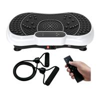 bigzzia Vibration Plate Exercise Machine, Vibration Plate for Weight Loss, Vibration Plate for Lymphatic Drainage Home Training and Shaping (Snowy)