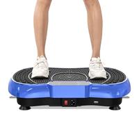 bigzzia Vibration Platform with Rope Skipping, Whole Body Workout Vibration Fitness Platform Massage Machine for Home Training and Shaping (sapphire)
