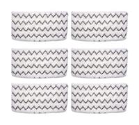 BIHARNT 6 Pack Steam Mop Replacement Pads Compatible with Shark Steam Mops S1000UK & SteamSpot S2001UK, Floor Steamer Pads Washable, Reusable Microfiber Cleaner Pads