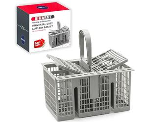 BIHARNT Cutlery Basket for Lower Basket 22.5 x 21 x 16 cm for Hotpoint, Indesit, Whirlpool Bauknecht Ikea 488000386607,99673-8729,C00257140,C00386607 Dish Rack Dishwasher Basket Basket