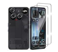 Bihizei Screen Protector for Nothing Phone (3) for Tempered Glass, Pack of 2 Screen Protectors & 2 Camera Protective Film, 9H Screen Protector, Ultra HD Tempered Glass Film, Anti-Scratch, Anti-Bubble