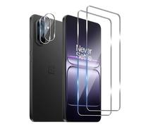 Bihizei Screen Protector for Oneplus Nord CE5 for Tempered Glass, Pack of 2 Screen Protectors & 2 Camera Protective Film, 9H Tempered Glass Screen Protector, Ultra HD Tempered Glass, Anti-Scratch