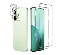 Bihizei Screen Protector for Oppo Reno 14 Pro for Tempered Glass, Pack of 2 Screen Protectors & 2 Camera Protective Film, 9H Screen Protector, Ultra HD Tempered Glass, Anti-Scratch, Anti-Bubble