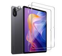 Bihizei Screen Protector for Xiaomi Redmi Pad 2 for Tempered Glass, Pack of 2 Screen Protectors + 2 Camera Protection, 9H Tempered Glass Screen Protector, Ultra HD Tempered Glass Film, Anti-Scratch