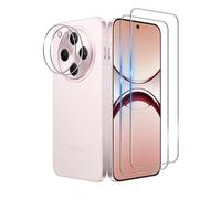 Bihizei Tempered Glass for OPPO Find X8, 2 Pieces Screen Protector and 2 Pieces Rear Camera Protective Film, 9H Hardness, Anti Scratch, HD