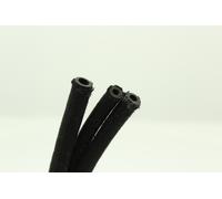 Bihr Braided Fuel Hose 6x11mm Black, black
