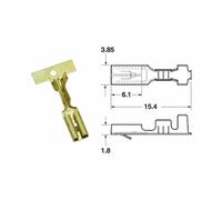Bihr Female Terminal 110 ML series Ø0,85mm²/1,25mm² - 50pcs for Women