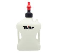 Bihr Home Track Fuel Jug TÜV Homologated White 20L, white