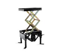 Bihr Hydraulic MX Lift Stand Black (wheels not included), red