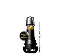 Bihr TR413 Rubbered Tire Valve - pack of 100