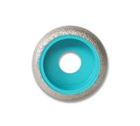 BIHUI DGV320 Diamond Grinding Wheel - 75mm 20mm Demi-Bullnose for Porcelain, Ceramic, and Stone Tiles