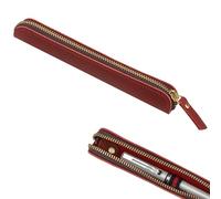 Biiange Genuine Leather Pen Case - for Single Genuine Leather Single Pens Case Pen, Organizer Fountain Pencil, Sleeve Holder Pouch Cover Vintage Fountain Pencil Cases (Brown)