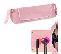 Biiange Hair Tools Travel Bag and Curling Iron Insulation Pad, 2-in-1 Travel Hairdressing Bag, Ideal Travel Items for Women, Suitable for Curling Iron, Flat Clip, Straightener (Pink), Pink