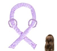 Biiange Heatless Hair Curlers | Heatless Curling Wand | No-heat Curling Rod | Heatless Curling Roller DIY Hair Rollers Styling Tool for Sleep in Overnight (Purple)