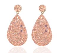 Biiange Sequin Earrings, Sequin Earrings for Women Dangle, Sequin Dangle Earrings, Glitter Geometric Earrings, Teardrop Statement Earrings for Parties, Weddings, Banquets, Daily (1Pair)