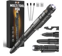 BIIB Gifts for Men, Multi Tool Pen with LED, Multi