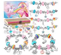 BIIB Unicorn Gifts for Girls, Bracelet Jewellery Making Kit, Stocking Fillers for Teenage Girls Gifts, Arts and Crafts for Kids 5 6 7 8 9 10 Age, Christmas Gifts Birthday Presents