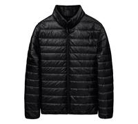 BIISDOST Lightweight Quilted Jacket Men's Transition Warm Winter With Pockets Down Jacket Outdoor Thermal M/L/XL/XXL/3XL/4XL/5XL
