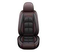 BIISVM Car Seat Cover Protectors 1Piece Car Seat Covers PU Leather Four Season Universal Front Single Cushion For Cars For Most SUV(Coffee Front 1Piece)