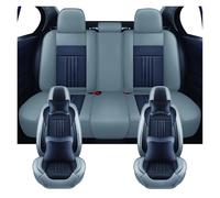 BIISVM Car Seat Cover Protectors PU Leather Universal Car Seat Covers For Dodge For Journey For RAM 1500 For Caliber For Challenger For Nitro(-Grey A)