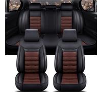 BIISVM Car Seat Protectors Universal Car Seat Cover For C-Class W202 W203 W204 W205 A205 C204 C205 S202 S203 S204 S205 Auto Accessories Interior(A Black Coffee 5 Seat)