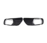 BIISVM Headlight Fog Lights Covers Bezel Hole Grilles For Toyota For Camry XV40 2007 2008 2009 Front Bumper FogLights Frame Trim Foglights