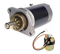 BIISVM Starter Motor Startor Starter Solenoid Relay Replacement For Marine For Outboard 25 30 40 50 Hp 1987-2001 6F5-81800-10 6F5-81800-11 MOT5014