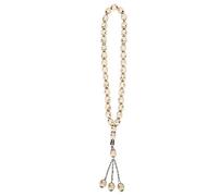 Biitfuu 33 Muslim Beads Tibetan Prayer Beads Resin Mala Necklace Buddhist Stretch Bracelet Rosary Worship Supplies Accessory, One Size, Resin, carnelian