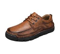 biJerou Fitness Shoes Men's Blue, Indoor Shoes 42, Shoes Men's Trainers Tennis Shoes Men's Indoor Smooth Sole Walking Shoes Men Jogging Shoes Garden Shoes Lined Fitness Shoes Outdoor, brown, 6 UK