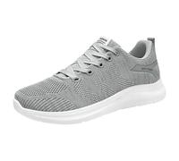 biJerou Indoor Shoes Men's Leather Shoes 47 Canvas Shoes Black Indoor Shoes Men 43 Lace-Up Shoes Blue Walking Shoes 45 Sports Shoes Black 37 Platform Trainers Lace-Up Shoes Blue Trainers, gray, 7 UK