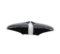 BIJGFLZH Compatible For Lexus IS GS ES RC RCF GSF CT LS IS200t IS250 Gloss Black Rearview Mirror Cover Cap Oxhorn Style Car Parts Replacement