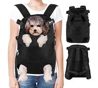 BiJiBiBog Pet Dog Cat Carrier Backpack Outdoor Travel Lightweight Dog Soft Mesh Breathable Carrying Bag for Puppy Chihuahua Cats (Small)