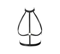 Bijoux Indiscrets MAZE Black Vegan Leather H-Harness Lingerie