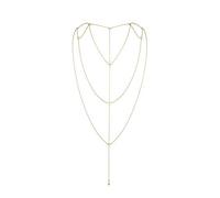 Bijoux Indiscrets The Magnifique Back and Cleavage Chain, Gold