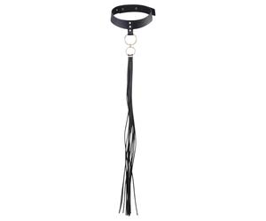 Bijoux Indiscrets - Whip & Collar Set (Black)