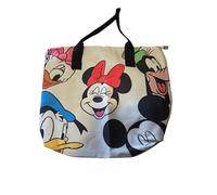 Bijoux.Natheve Disney Classic Character Mickey & Friends Tote Bag, White & Black
