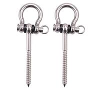 Bijuan Swing Hangers 180° Heavy Duty Quick Install Screw Brackets Outdoor | Heavy-Duty 180° screw brackets enable secure outdoor hangs with fast tool-free installation and rust resistance