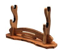 BiJun Katana,Sword Stand Holder, Samurai Sword Katana Stand Display Samurai Sword Holder Rack Display Wall Mounted Hook for Katana Wakizashi Tanto Support All Swords (2 Tiers)