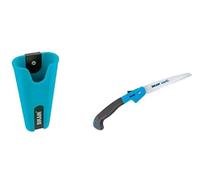 Bikain Pruning Saw and Sheath Kit - Model 36RKIT1 - Bypass Cutter - Stainless Steel Blade - Ergonomic and Non-Slip Bi-Material Handle - Versatile Flexible Sheath - Blue