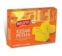 Bikano Kesar Petha 400g Saffron Flavoured Ash Gourd Sweet Traditional Indian Dessert Product of India Pack of 1