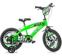 BMX style 14inch Bike black/green