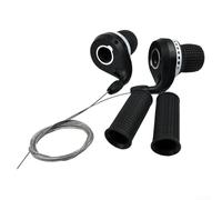 Bike 21 Speed Shifter Set With 7 Speed Control Lever Compatible With Most Mtb Frames For Precise Shifting And Easy Installation Black
