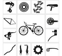 Bike accessories: batteries, controllers, motors, etc. (for aftermarket orders only)