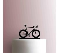 Bike - Acrylic Cake Topper 5 Inch Width/Red